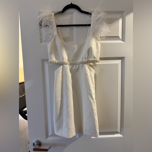 NWT LIKELY Mini Taliah Dress in White - Picture 9 of 10